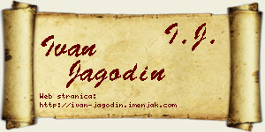 Ivan Jagodin vizit kartica